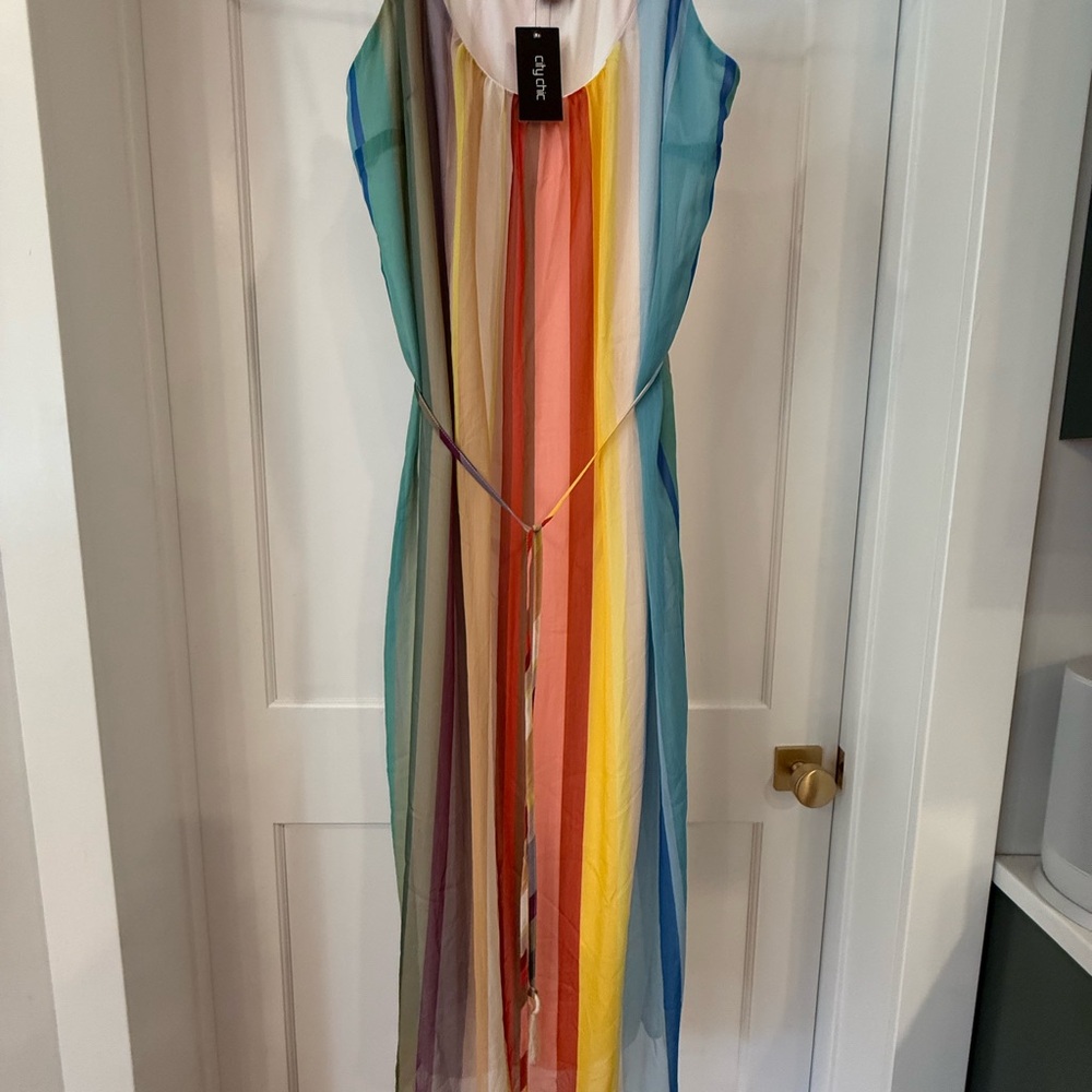 City Chic Multi Color Maxi Dress